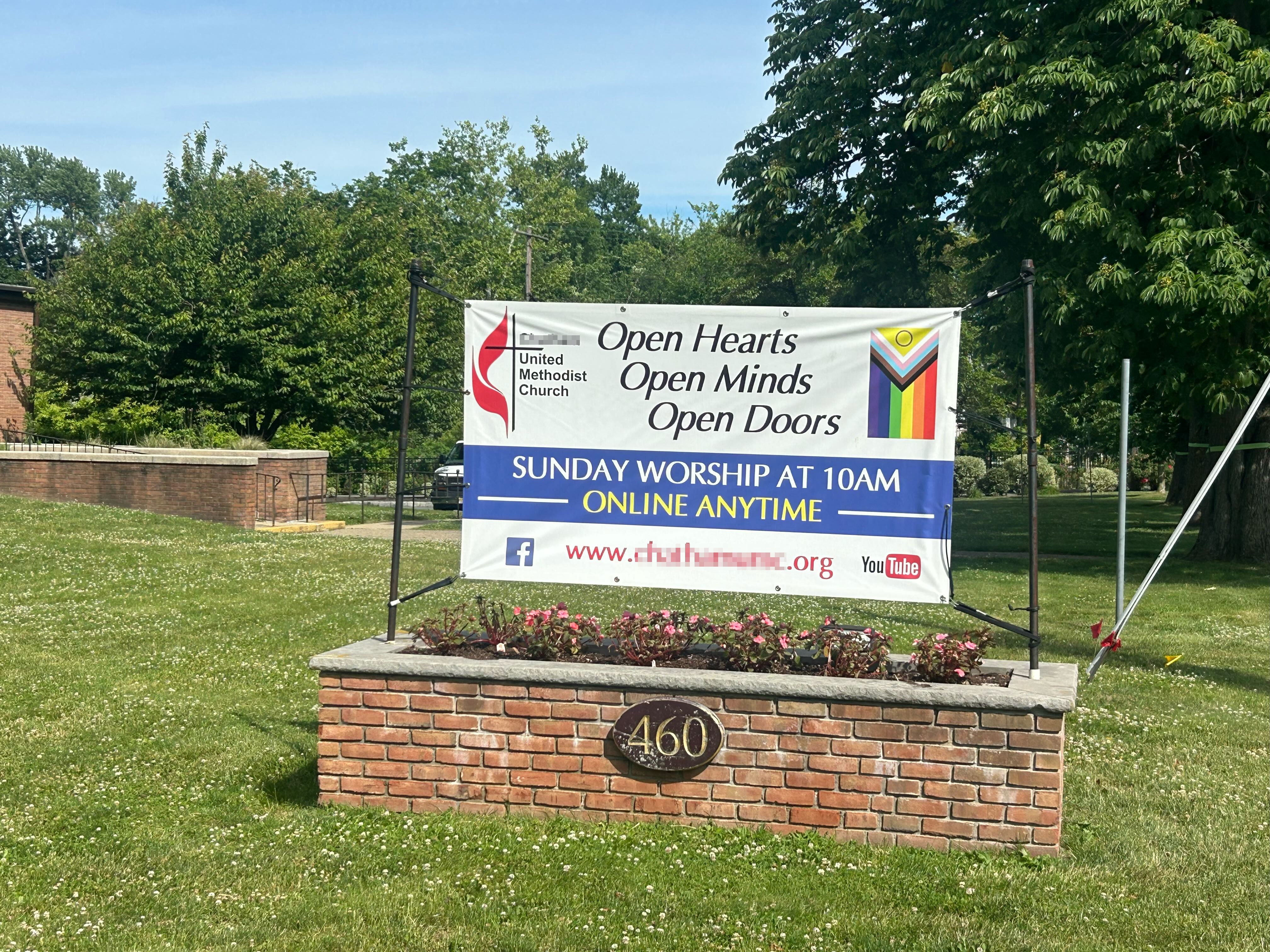 Pride sign at Morris County, New Jersey